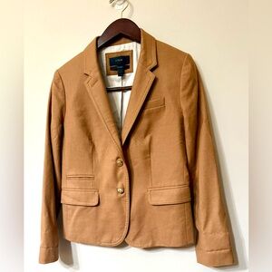 J. Crew  Schoolboy Women's Camel Blazer Academia
